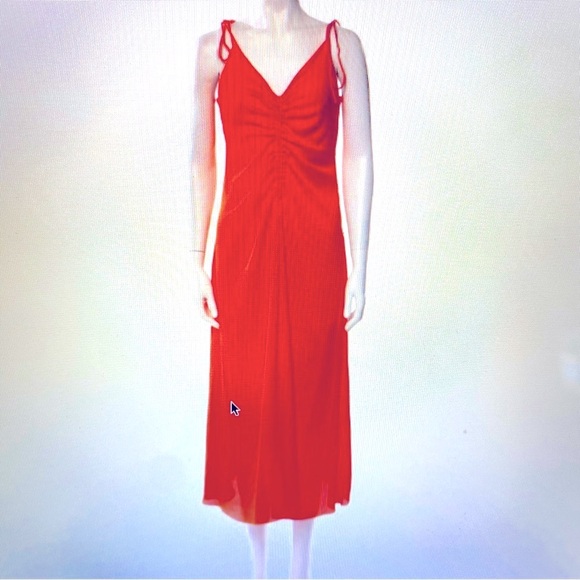 Sandro V-neck MIDI Dress size 40 - Picture 1 of 10